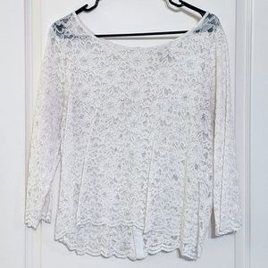 White Lace Blouse